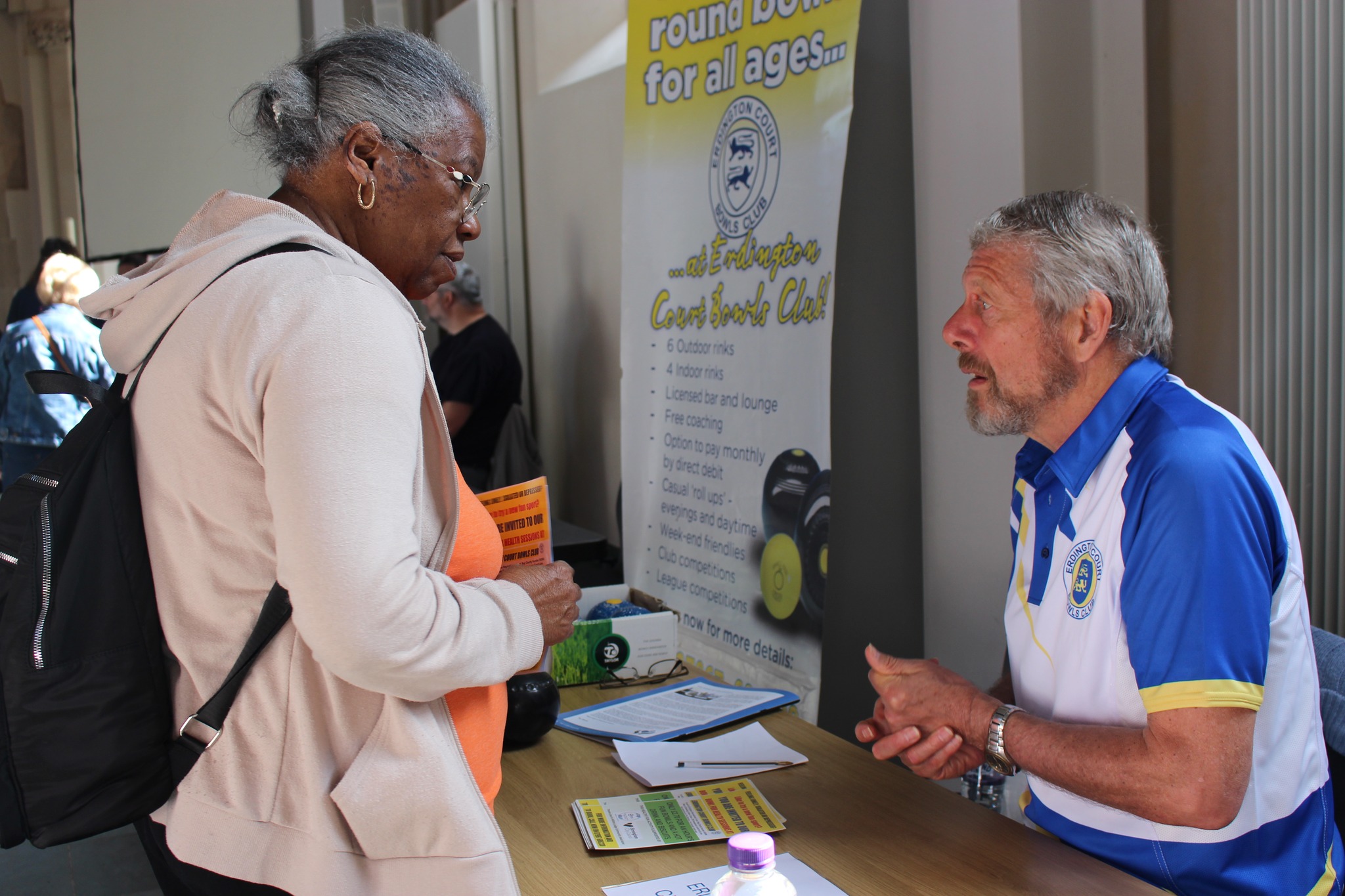 Erdington Court Bowls were in attendance at the event.