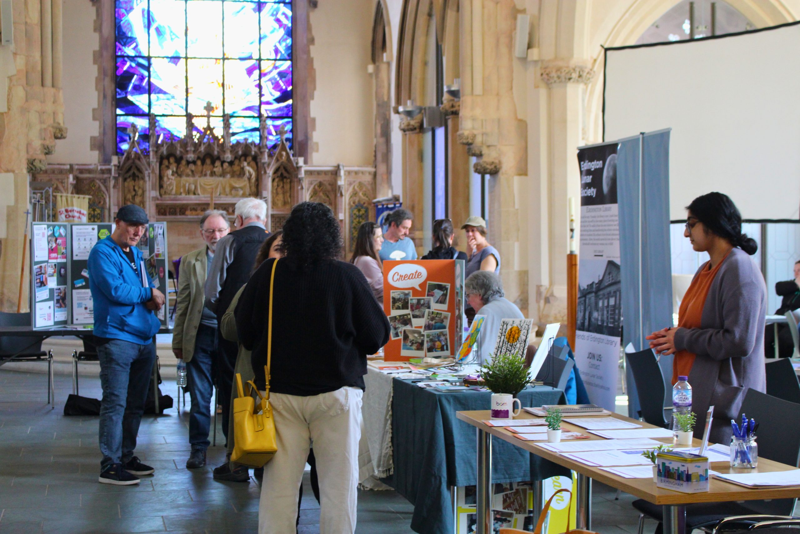 Attendees at St Barnabas Church