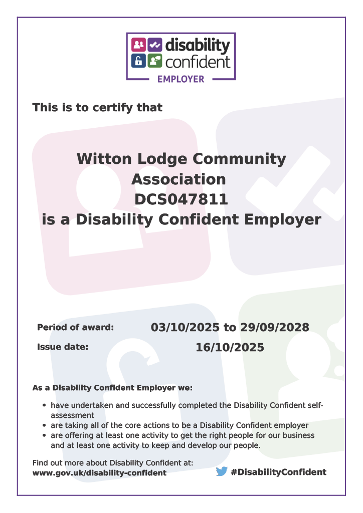 Disability Confident Employer!
