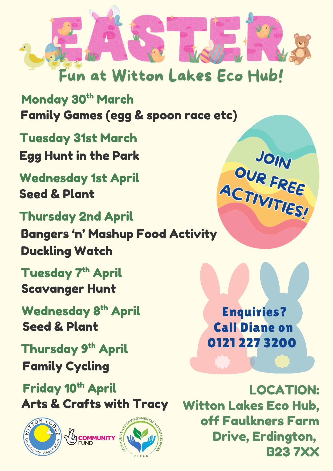 Featured image for “Free Easter Fun at Witton Lakes Eco Hub”